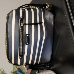 Black and Buff purse